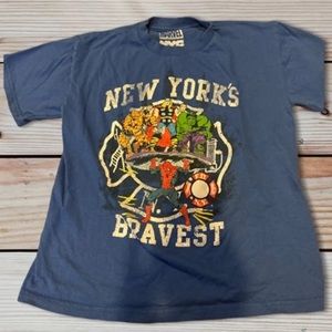 Marvels Néw York’s Bravest Superhero tee shirt